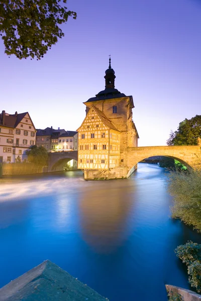 Germania, Bamberga, vecchio municipio — Foto Stock