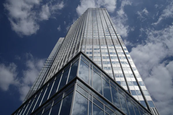 Alemanha, Frankfurt, Vista do Banco Central Europeu — Fotografia de Stock