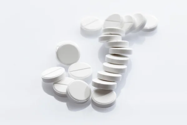 Tablets on white background — Stock Photo, Image