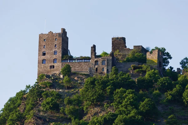 Deutschland, rheinland-pfalz, blick auf burg liebenstein — Stockfoto