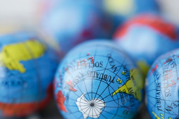 Германия, Close up of many earth globes — стоковое фото