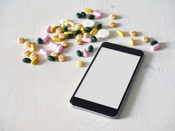 Smartphone, tabletek, handlu online — Zdjęcie stockowe