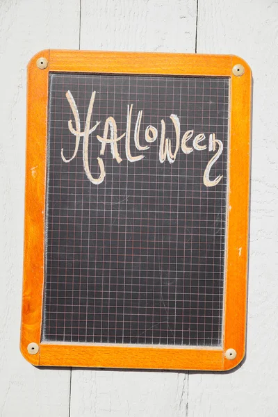 Kreidetafel, Halloween — Stockfoto