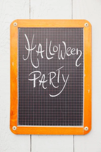 Kreidetafel, Halloween-Party — Stockfoto