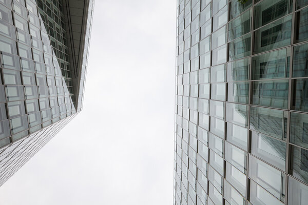 Germany, Hamburg, Office buildings, glass facades