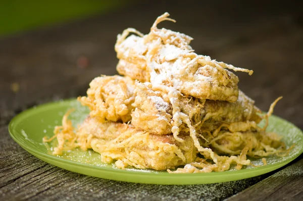 Tostadas francesas con huevo, primer plano —  Fotos de Stock