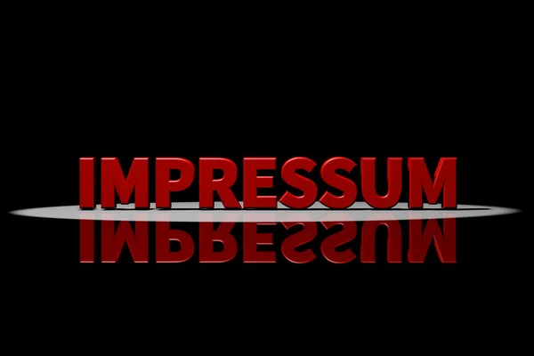 Impressum, 법률 정보 — 스톡 사진