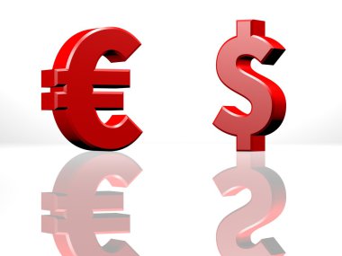 Euro ve dolar işareti, Dünya Ticaret kavramı