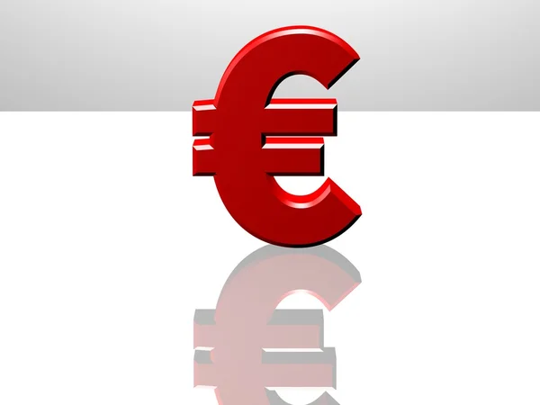 Euro para birimi simgesi, uluslararası ticaret kavramı — Stok fotoğraf