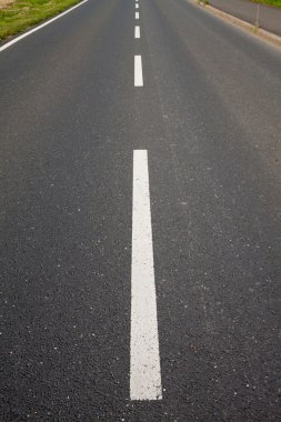 Almanya, Kuzey Ren-Vestfalya, yol, asfalt, eğri