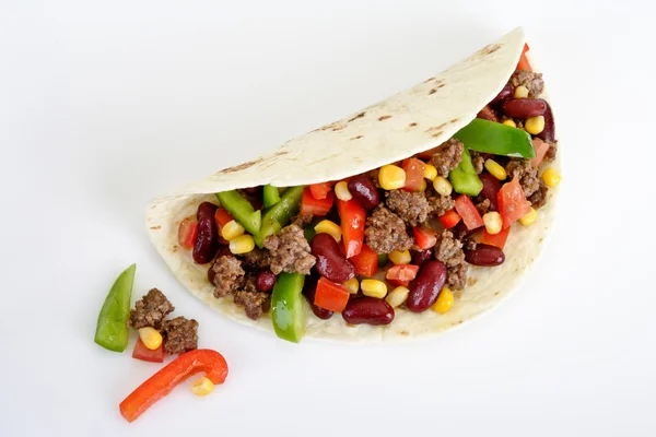 Tortilla com legumes — Fotografia de Stock