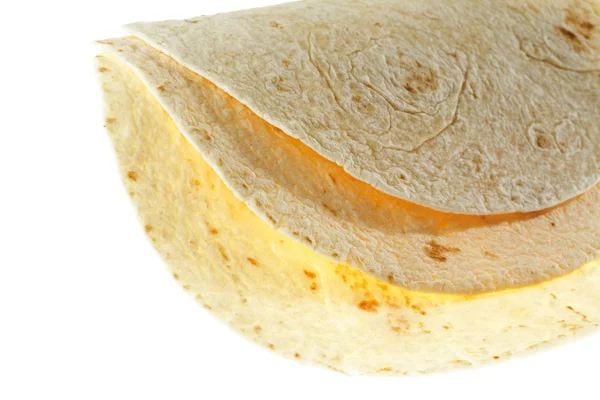 Dois envoltórios de tortilla, close-up — Fotografia de Stock