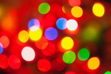 Noel zamanı, ışık, peri ışık noktaları