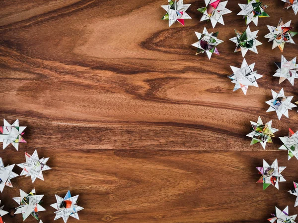 Christmas, stars, Background wood, copy space — Stock Photo, Image