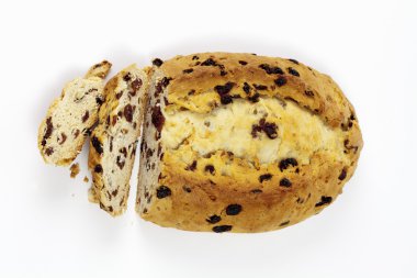 Ev yapımı dilimlenmiş stollen