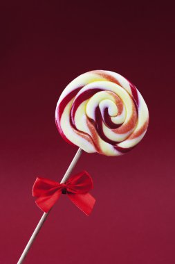 Yay ile renkli lolipop