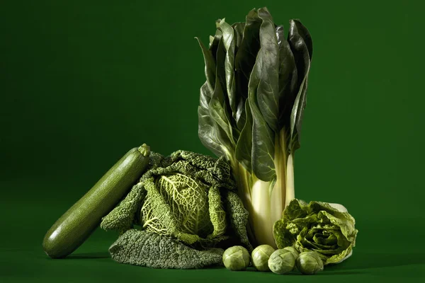 Leafy fresh vegetables — Stock Photo, Image
