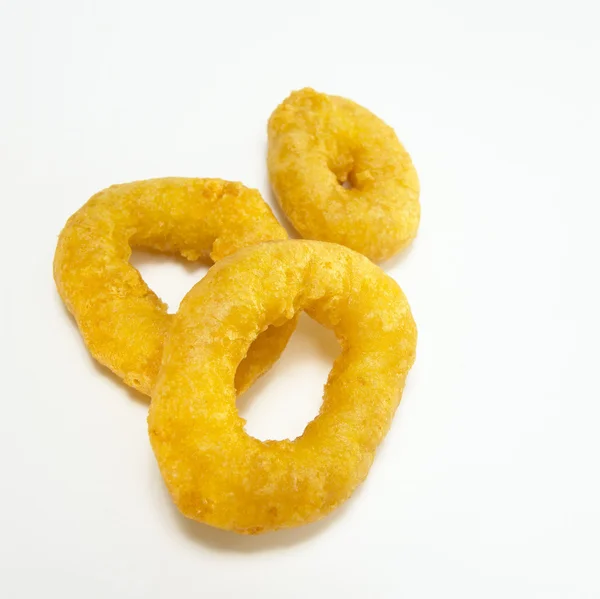 Fried calamari-rings — Stock Photo, Image