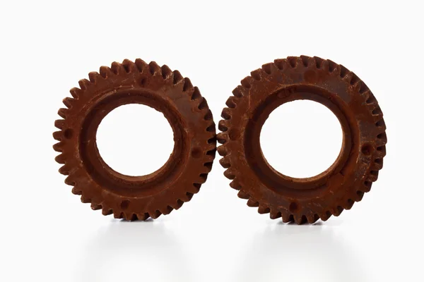 Rusty cog wheels — Stock Photo, Image