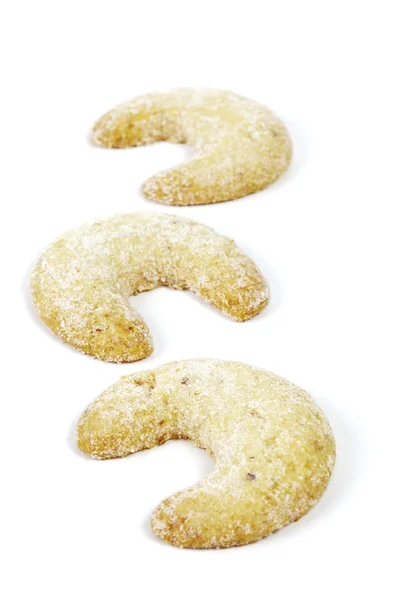 Biscoitos tradicionais de amêndoa de Natal — Fotografia de Stock