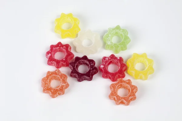 Anéis de geleia coloridos — Fotografia de Stock