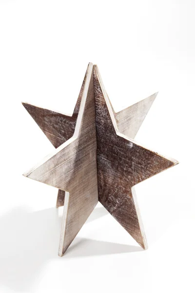 Estrela parcial de prata — Fotografia de Stock