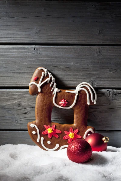 Pão de gengibre de Natal doce — Fotografia de Stock