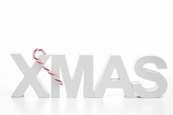 Capital letters forming the word xmas — Stock Photo, Image