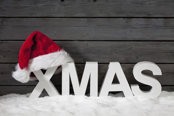 Capital letters forming the word xmas — Stock Photo, Image