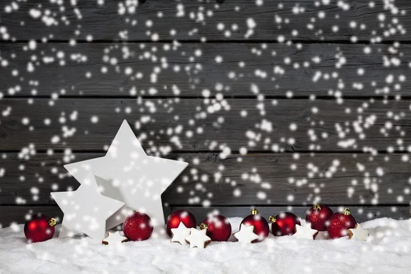 Різдвяні прикраси у формі зірки — стокове фото