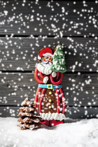 クリスマスのジンジャーブレッドの甘い — ストック写真