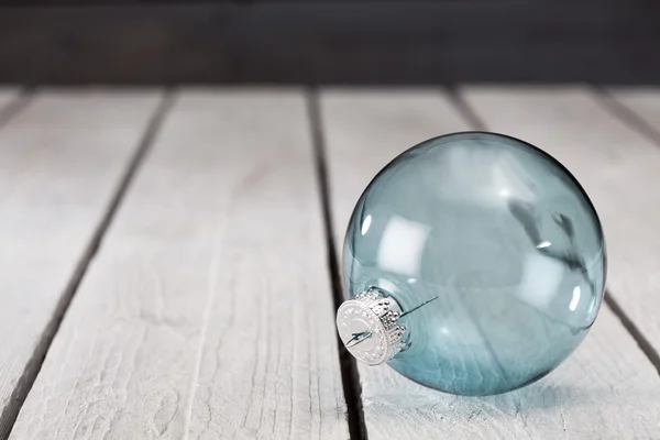 Glass christmas bauble — Stock Photo, Image