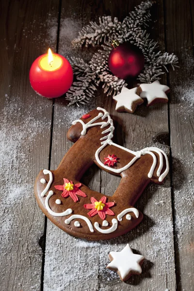 Karácsonyi mézeskalács édes — Stock Fotó