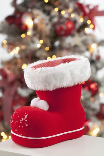 Santa Claus Boot — Zdjęcie stockowe