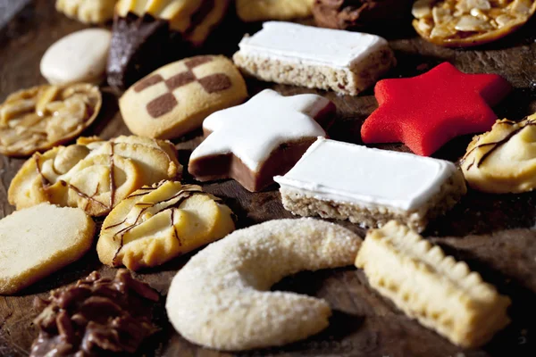 Різноманітність Різдвяне печиво — стокове фото