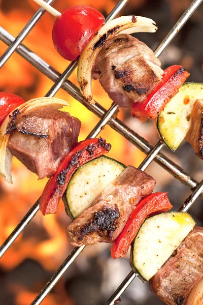 Szisz kebab na grilla — Zdjęcie stockowe