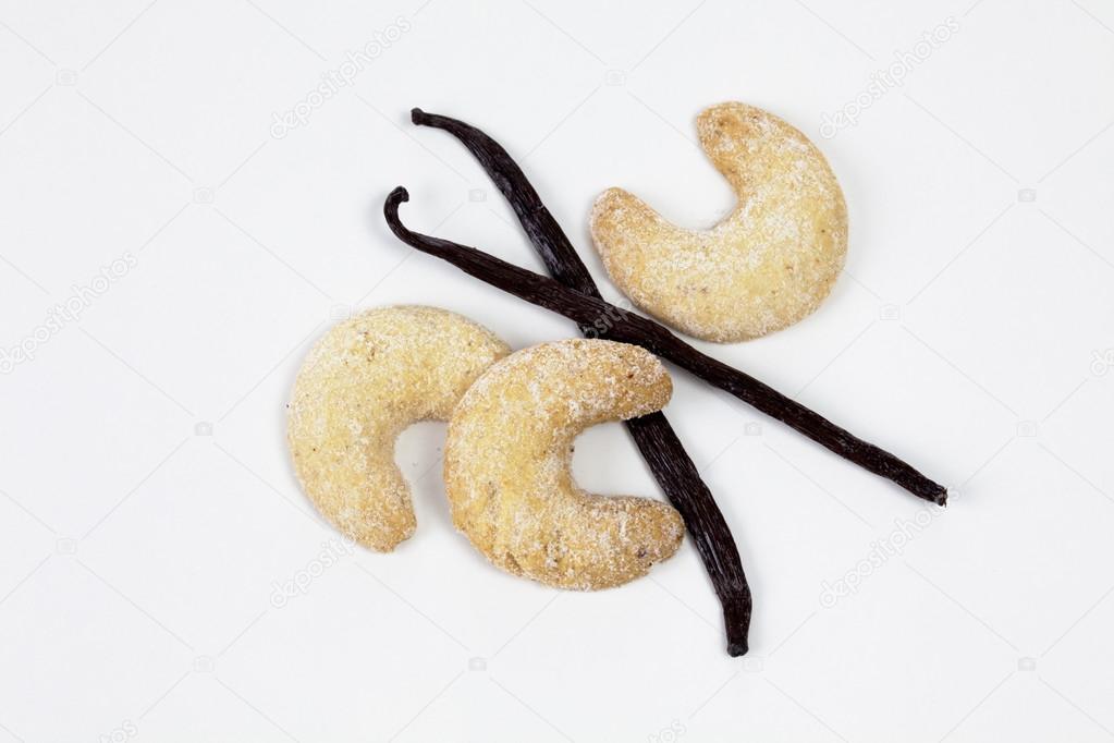 Traditional christmas almond cookies