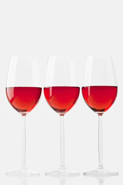 Verres de vin de rose — Photo