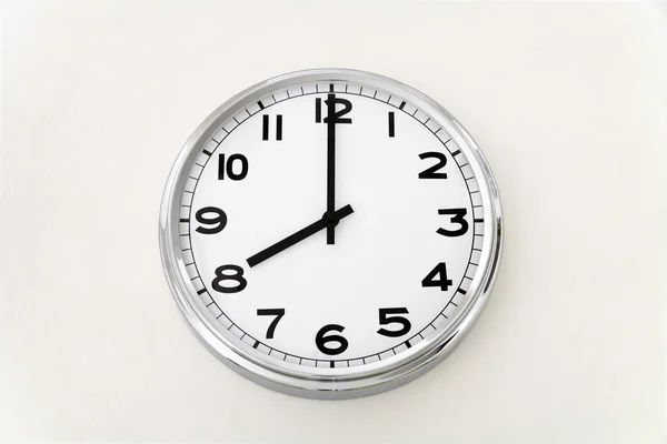 Wall clock, time measurement, close up — Stock Photo, Image