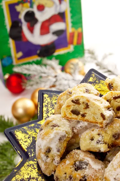 Galletas de Navidad Stollen — Foto de Stock