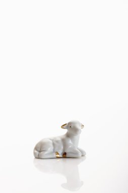 Beşik koyun porselen biblo