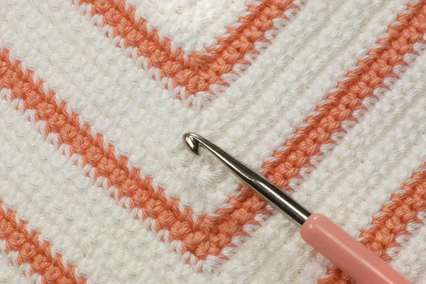 手作りかぎ針編みのポット ホルダー — ストック写真