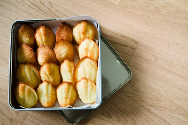 Galletas caseras de Madeleine — Foto de Stock