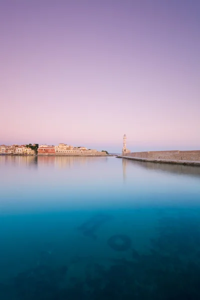 Ханья, venecean гавань — стокове фото