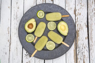 Çubuklu dondurmayı, acocado buz