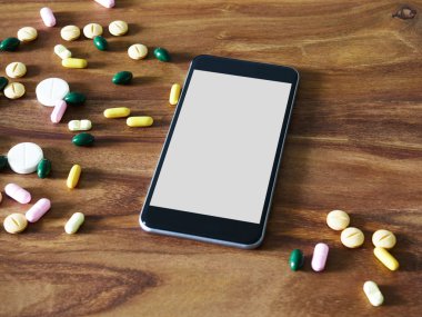 Çeşitli ilaçlar ile Smartphone