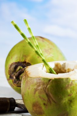 Payet içme ile Hindistan cevizi