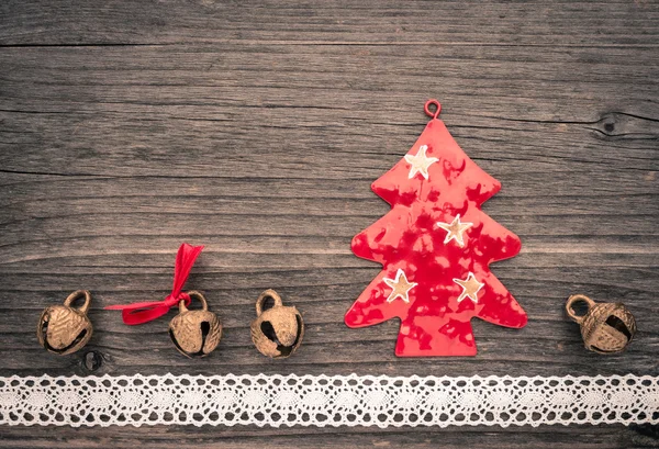 Vánoční dekorace z kovu — Stock fotografie