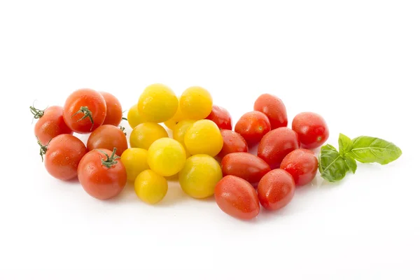 Různé barevné rajčata — Stock fotografie