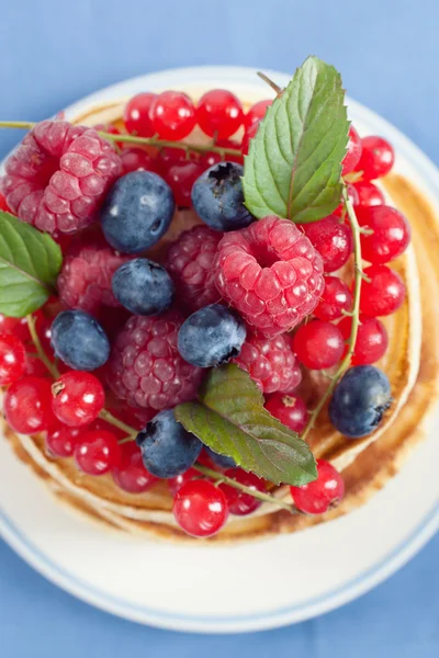 Pile of fresh pancakes — Stock Photo, Image